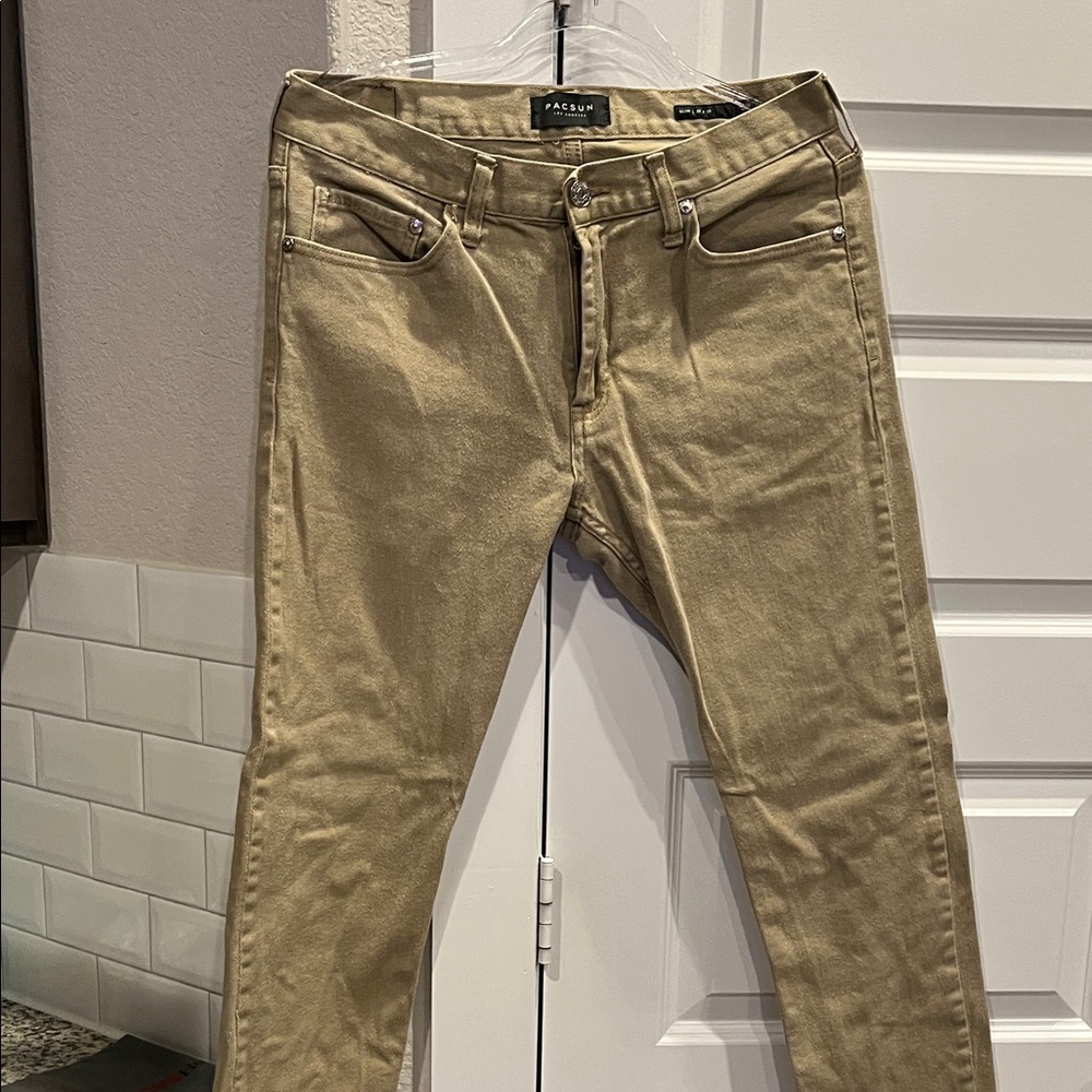 Palladium Men's Khaki Slim Jeans